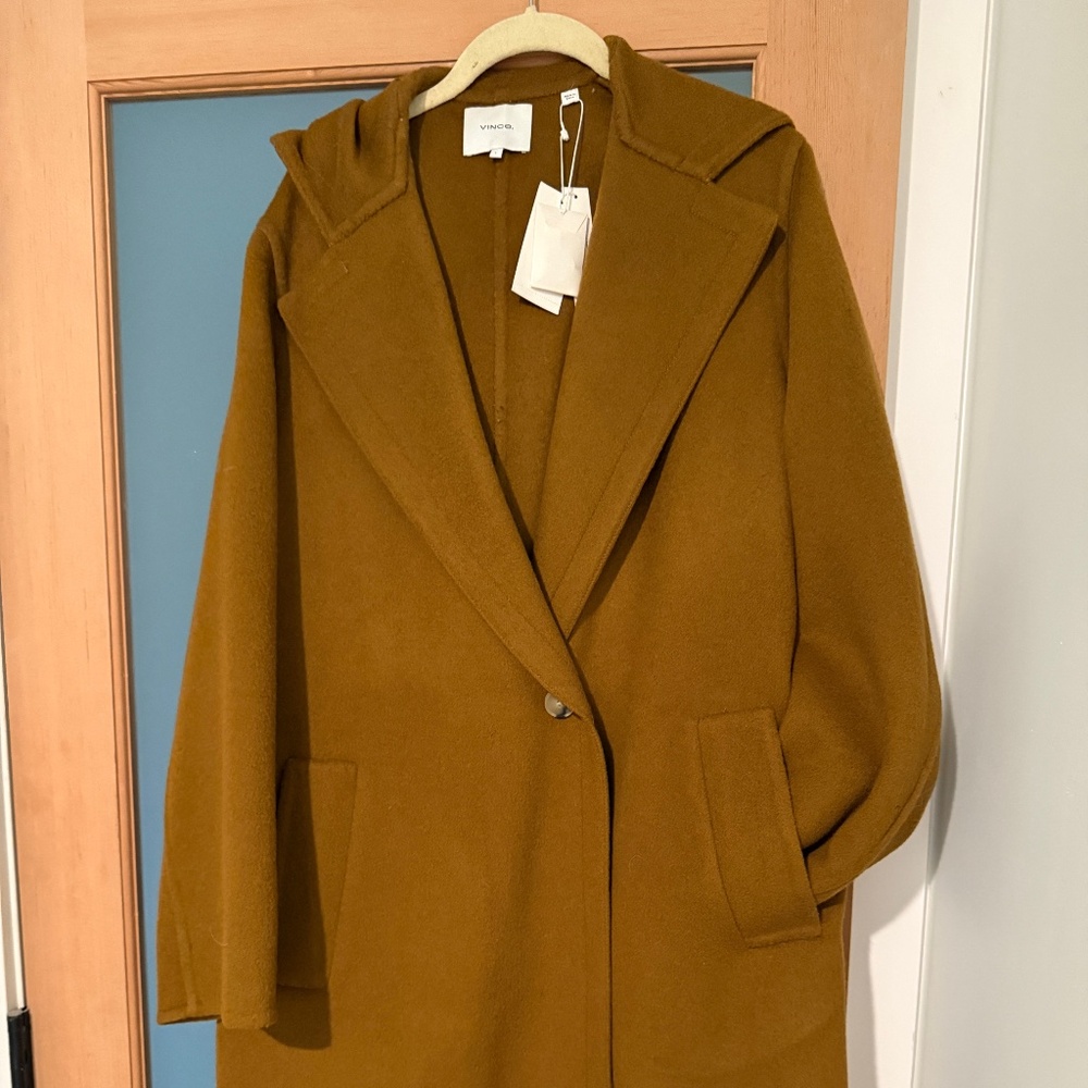 Vince coat - women's size L. NWT.